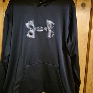 Under Armour Men's Black Sweatshirt with Logo